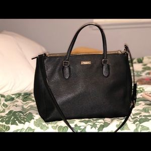 kate spade Bags - Black Kate Spade purse with strap. kate spade Bags - Black Kate Spade purse with strap.